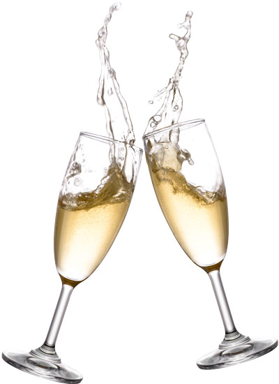 champagne glasses celebration 