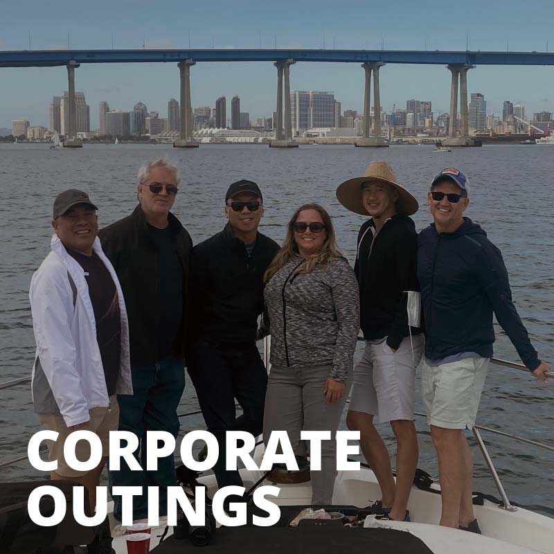 Corporate outing private charter cruise